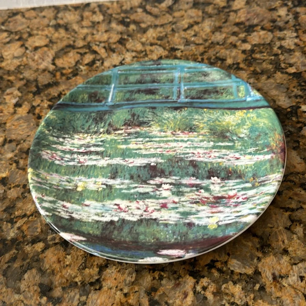 Monet Saucer and coffee cup set 8”